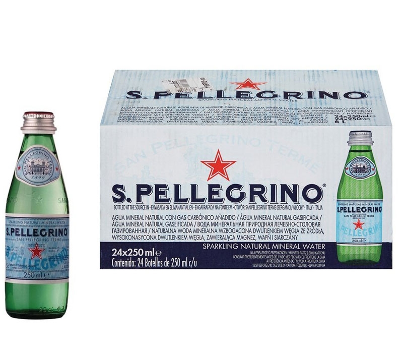 San Pellegrino (Сан Пеллегрино) 0.25л газ. стекло