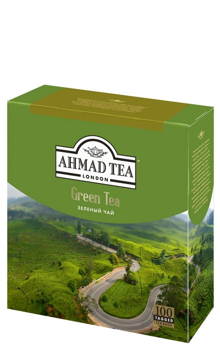 Чай Ahmad Tea - Green Tea 100 пак.