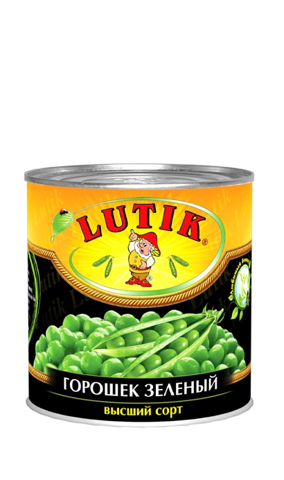 Горошек зеленый Lutik 425 мл ж/б
