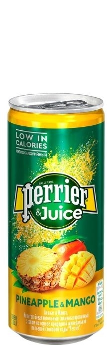 Perrier (Перье) 0.33л - Ананас-манго