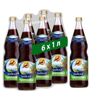 Лимонад Черноголовка - Байкал 1л стекло