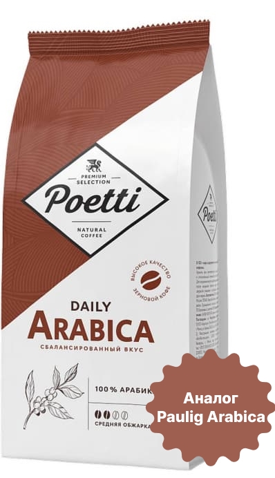 Кофе Poetti Arabica 1кг